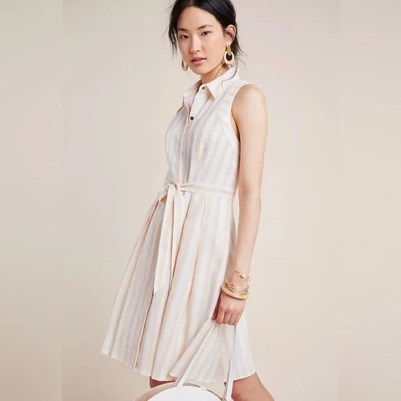 Anthropologie Billie shirt dress new with tags 14 - Picture 2 of 12